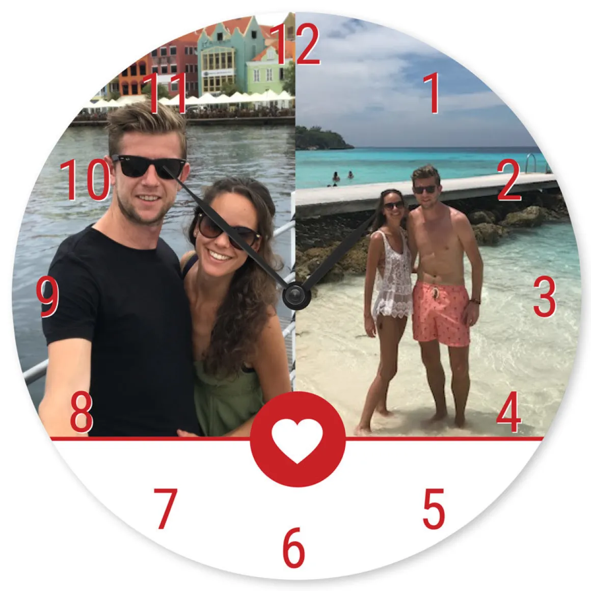 Wandklok met foto