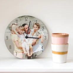 Wandklok met foto