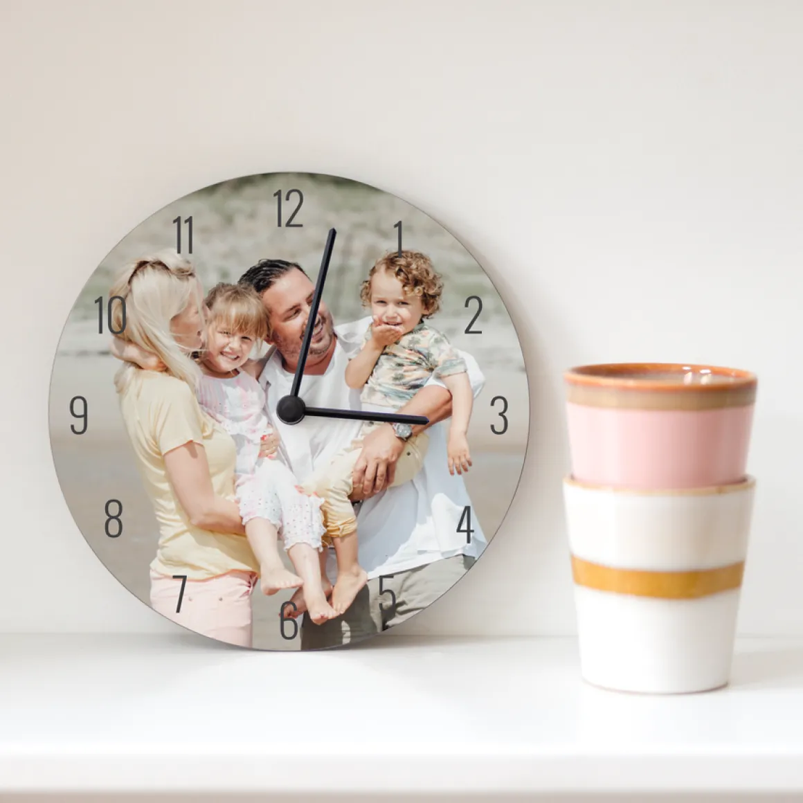 Wandklok met foto