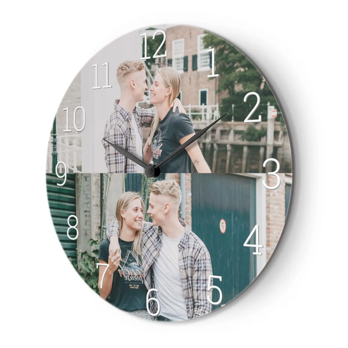 Wandklok met foto