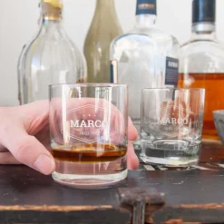 Whiskey glas met naam