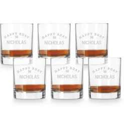 Whiskey glas met naam