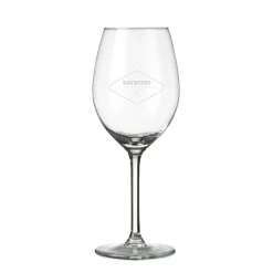 Witte wijnglazen graveren