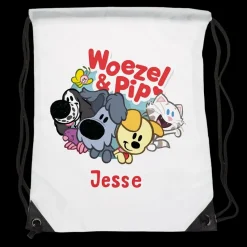Woezel & Pip gymtas met eigen naam
