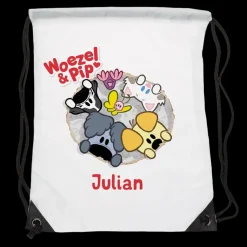 Woezel & Pip gymtas met eigen naam